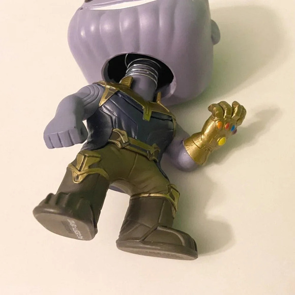 2017 Funko Marvel Avengers Infinity War Thanos Bobble Figure 5 Inch Tall Loose - Picture 7 of 9